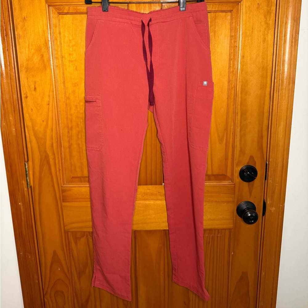 FIGS Yola Skinny Scrub Pants Clay SMALL Limited Edition - Picture 3 of 8